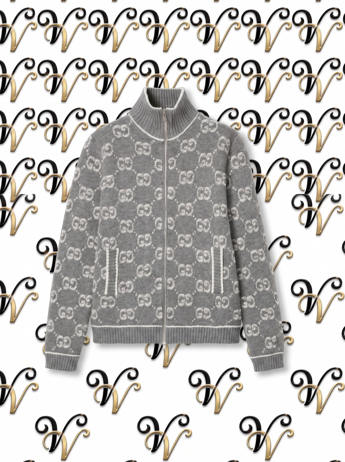 GG GREY CARDIGAN