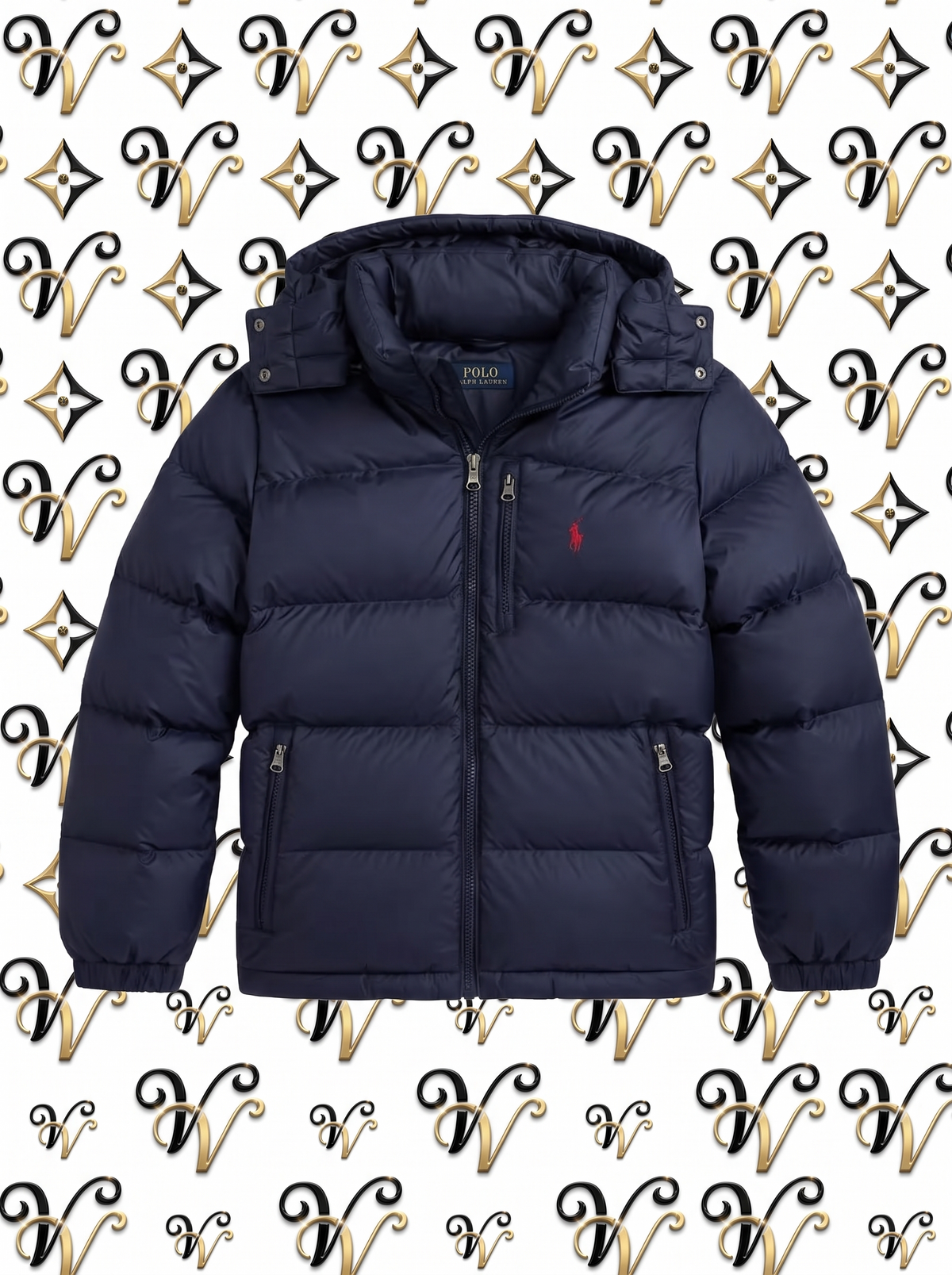 LAUREN NAVY BLUE PUFFER