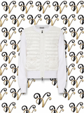 WHITE M CARDIGAN