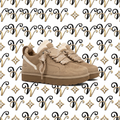 TAN FRINGE LACE SNEAKER