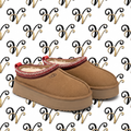 BROWN TRIM SLIPPER