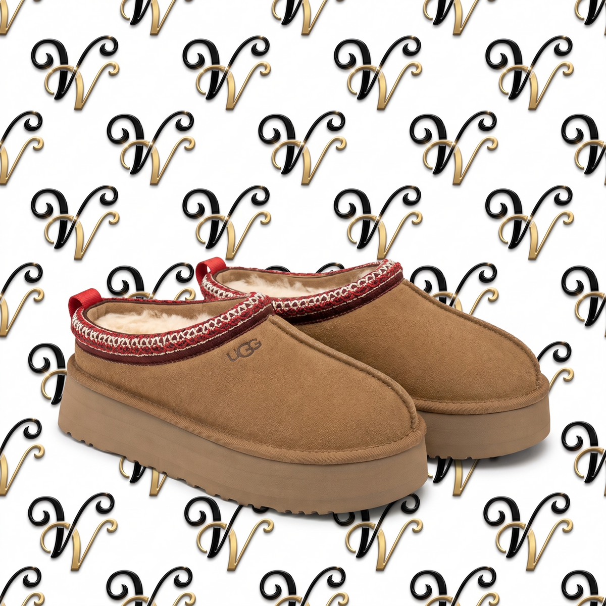 BROWN TRIM SLIPPER