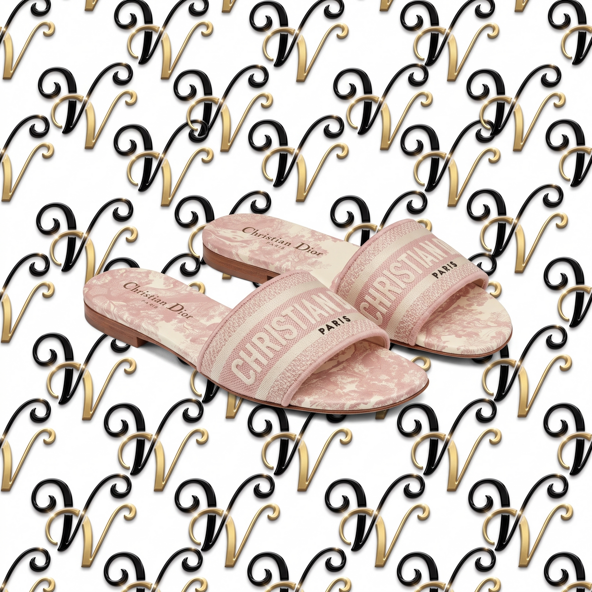 PINK TOILE SLIDE