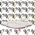 WHITE SPIKE FLIP FLOP