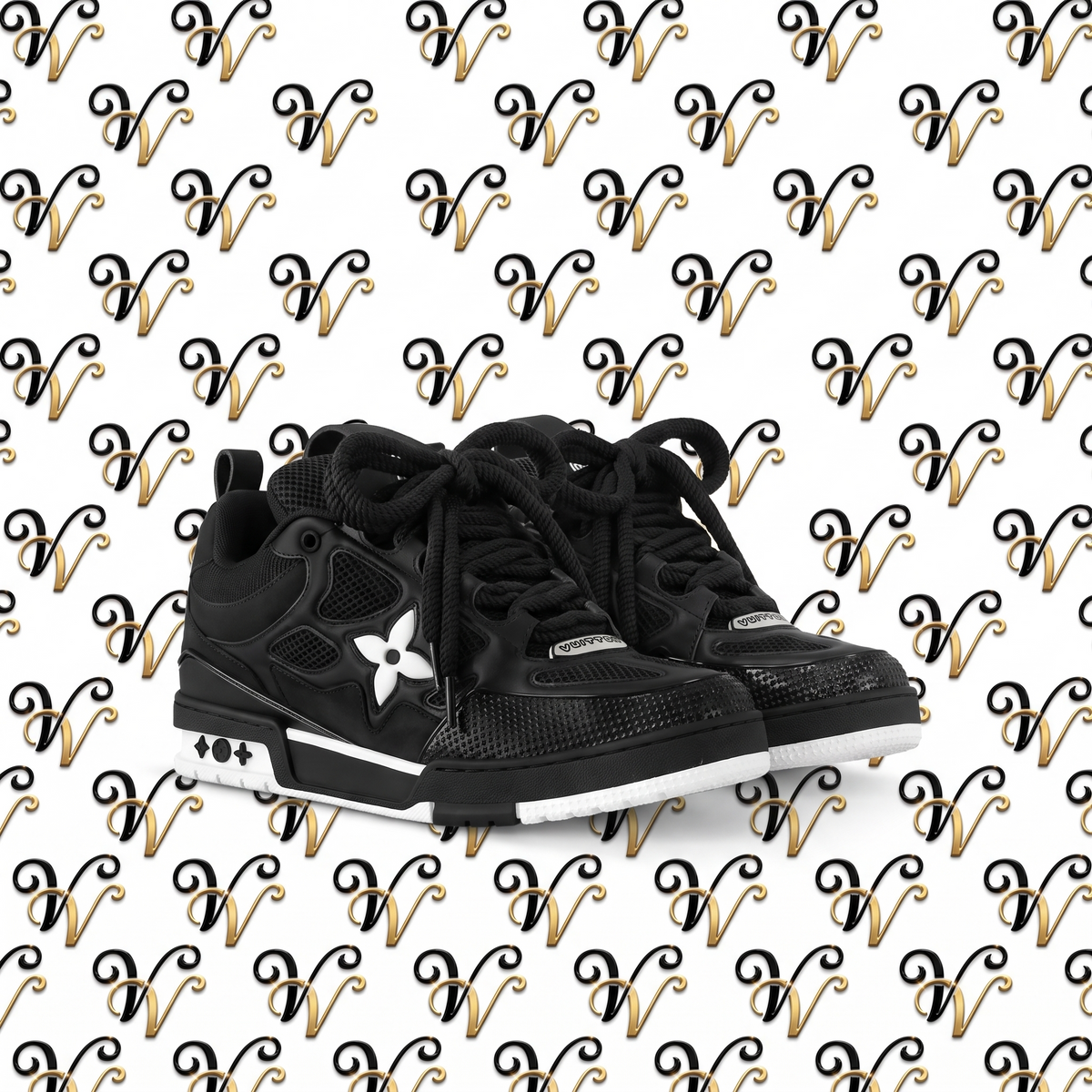 BLACK & WHITE LOGO SNEAKER